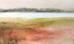 LAGUNA LA INESPERADA Contemporary, realism, figurative, oil, landscape, wate
