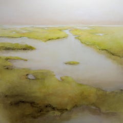 “MARISMA DORADA“. Contemporary, realism, figurative, oil, landscape, waterscape
