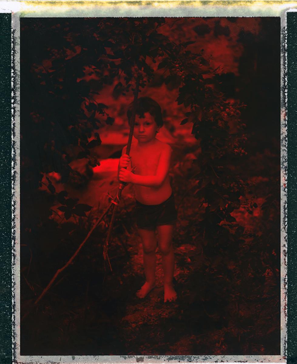 Cristina Fontsare Figurative Photograph - Emile - Contemporary, Polaroid, Photograph, Childhood. 21st Century