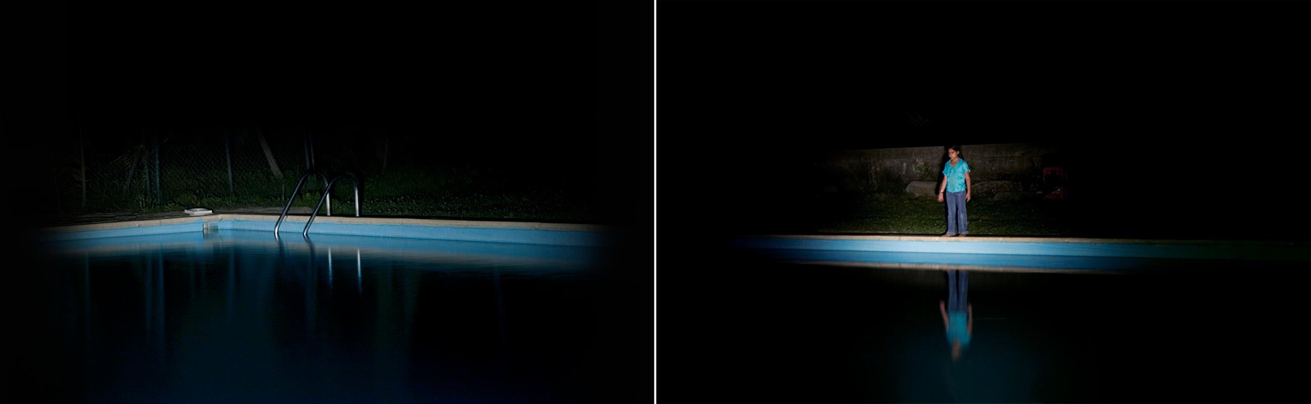 Cristina Fontsare Landscape Photograph - From the blue Pool - Contemporary, Photograph, Landscape, 21st Century, Color