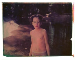 Gabriela at eleven - Contemporary, Polaroid, Photograph, Childhood, abstract