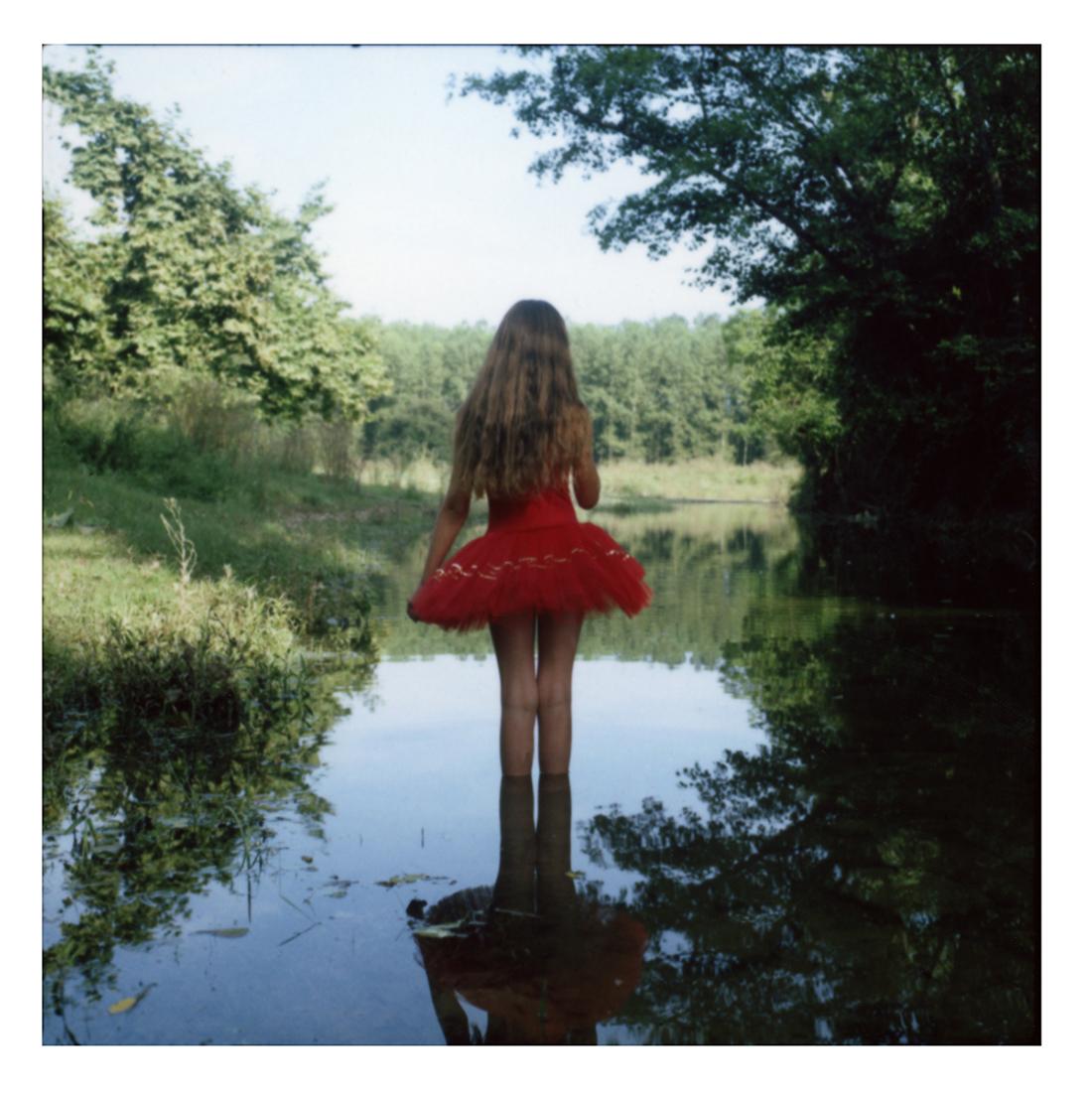 Cristina Fontsare Color Photograph - Gaby at ten - Contemporary, Polaroid, Photograph, Childhood. 21st Century