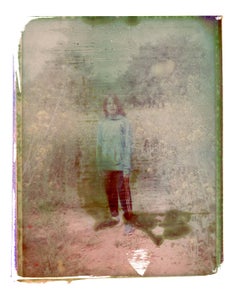 Vergoldet mit 14 Jahren – Zeitgenössisch, Polaroid, Fotografie, Kindheit, abstrakt