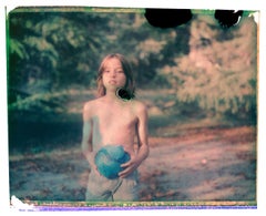 Gil at Twelve - Contemporary, Polaroid, Photograph, Childhood, abstract