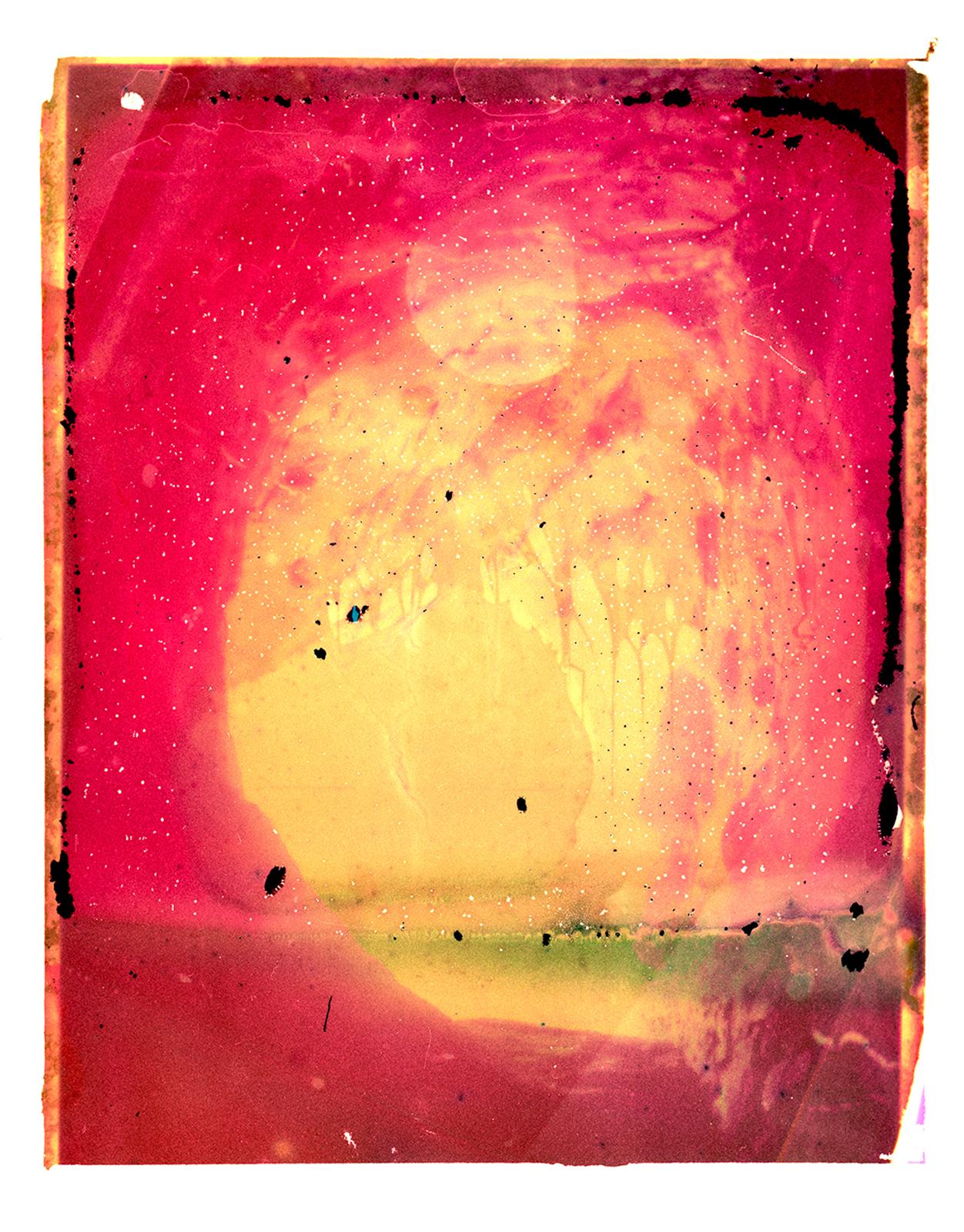 Cristina Fontsare Abstract Photograph - In the witch's cave - Contemporary, Polaroid, Photograph, Childhood, abstract
