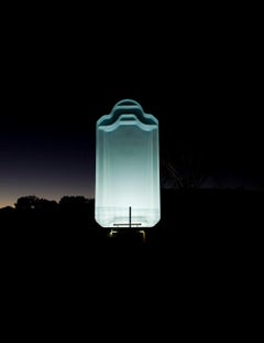 Monument - Contemporary, Photograph, Landscape, 21st Century, Color, Night