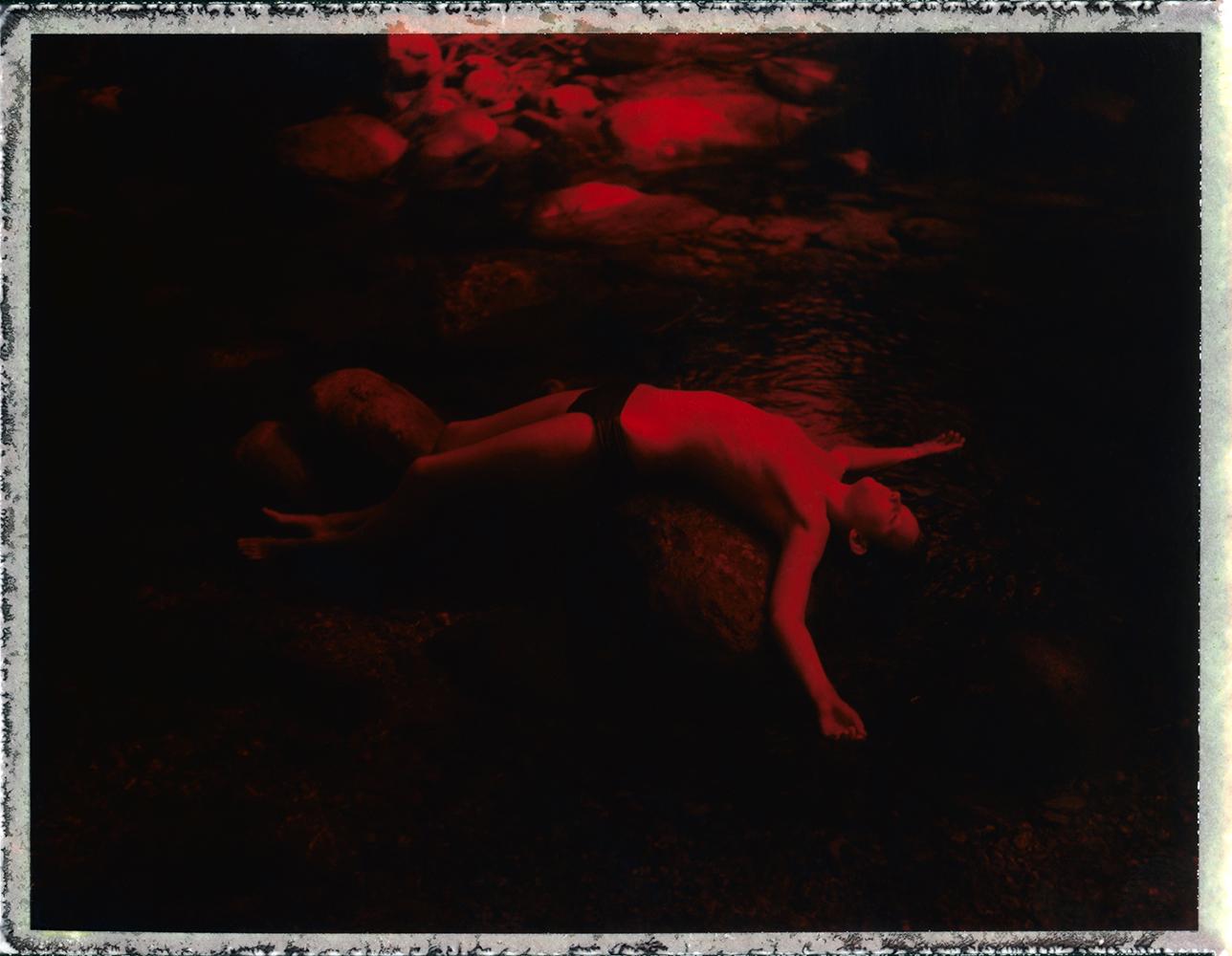 Cristina Fontsare Color Photograph - River Dreams - Contemporary, Polaroid, Photograph, Childhood. 21st Century