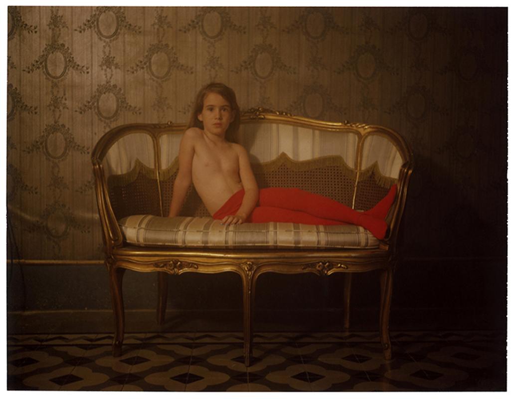 Cristina Fontsare Color Photograph - Siren (50x63cm) - Contemporary, Polaroid, Photograph, Childhood. 21st Century