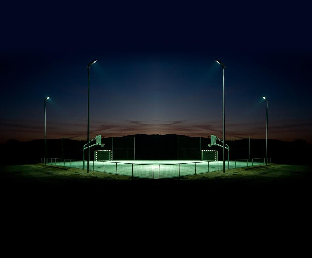 Cristina Fontsare Landscape Photograph – Wo sind Sie? - Contemporary, Fotografie, Landschaft, 21. Jahrhundert, Farbe, Nacht