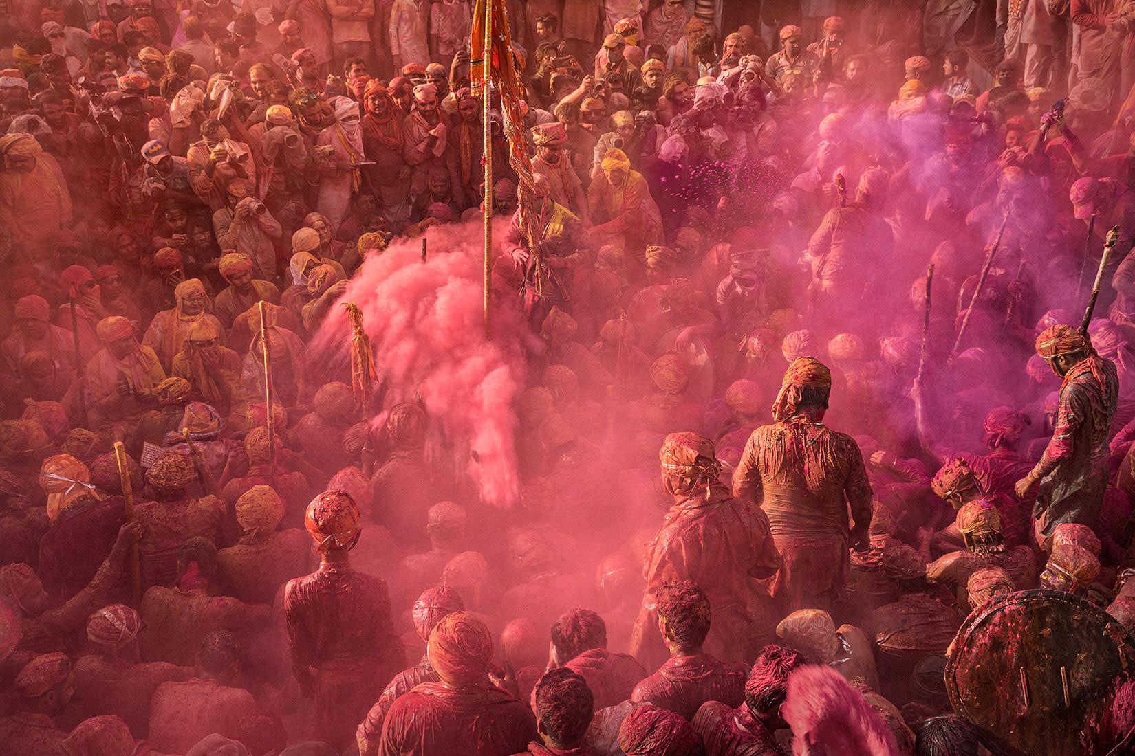 Cristina Garcia Rodero Color Photograph - Holi Festival, India 2007