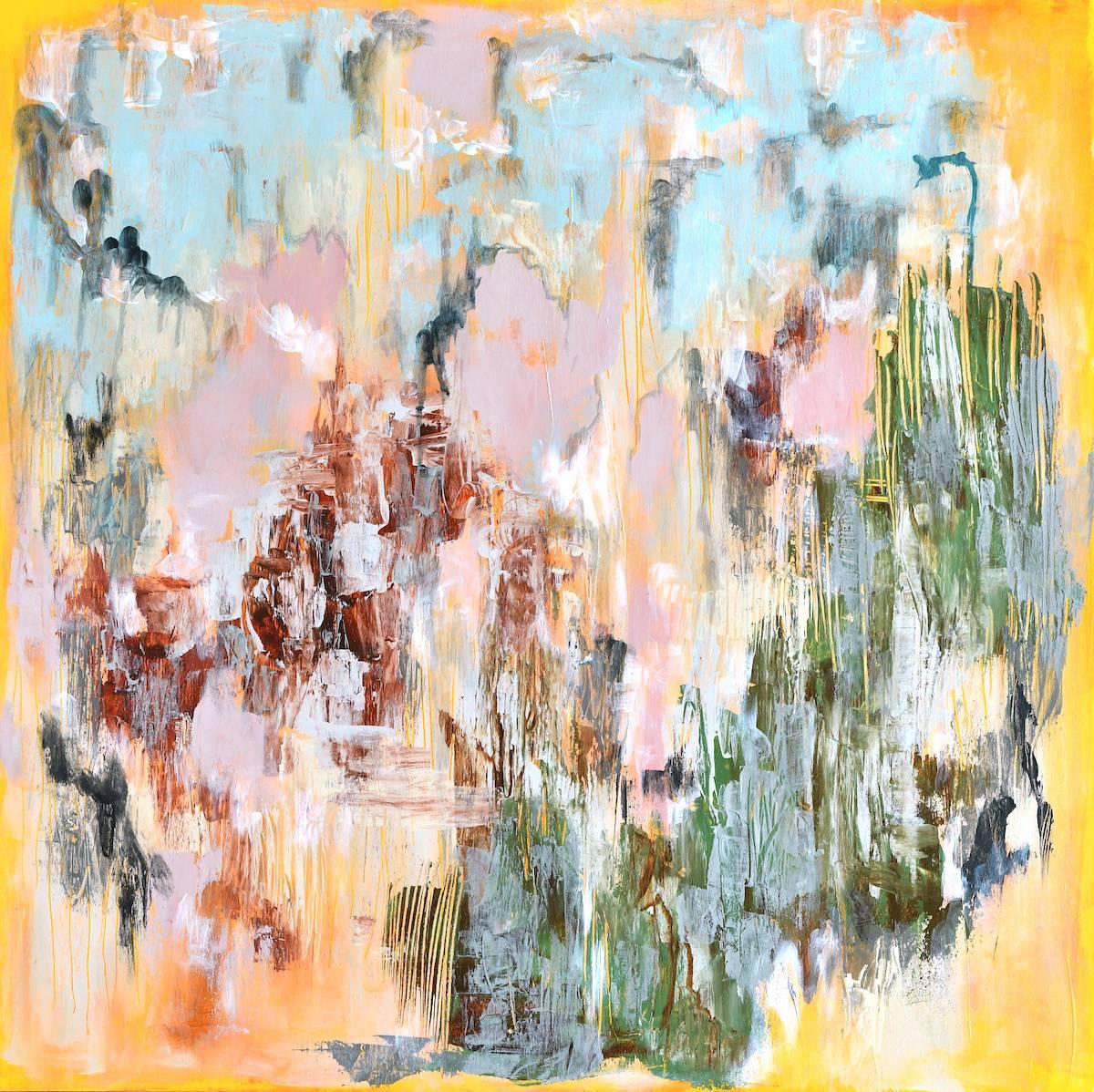 Cristina Getson Abstract Painting - Conversations with trees 3