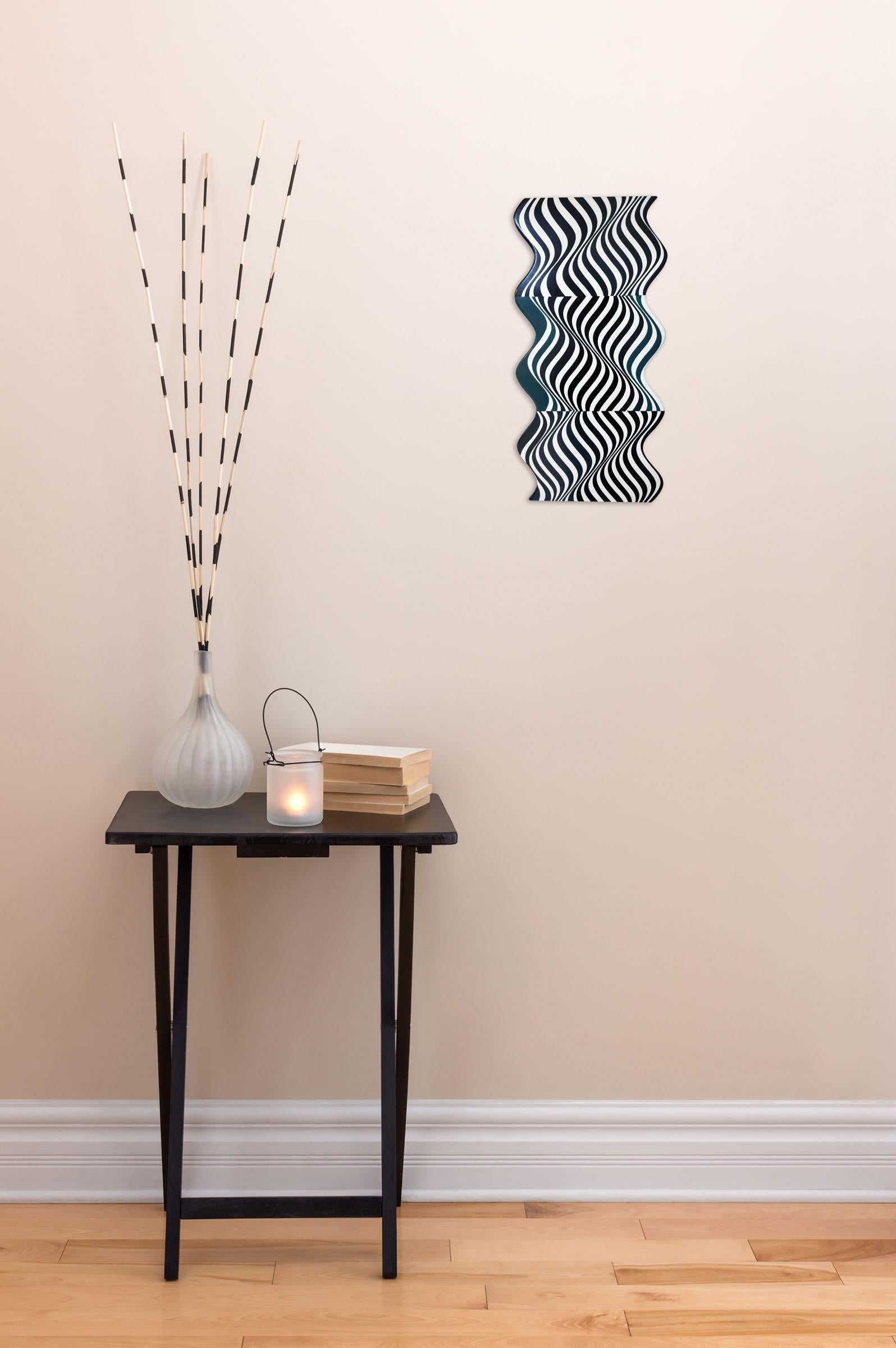 Beep 2 (Abstraktes Gemälde) – Painting von Cristina Ghetti