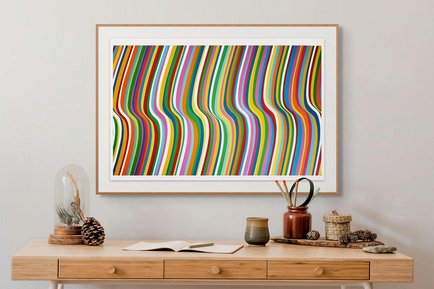 Mareas (Abstract print) - Print by Cristina Ghetti