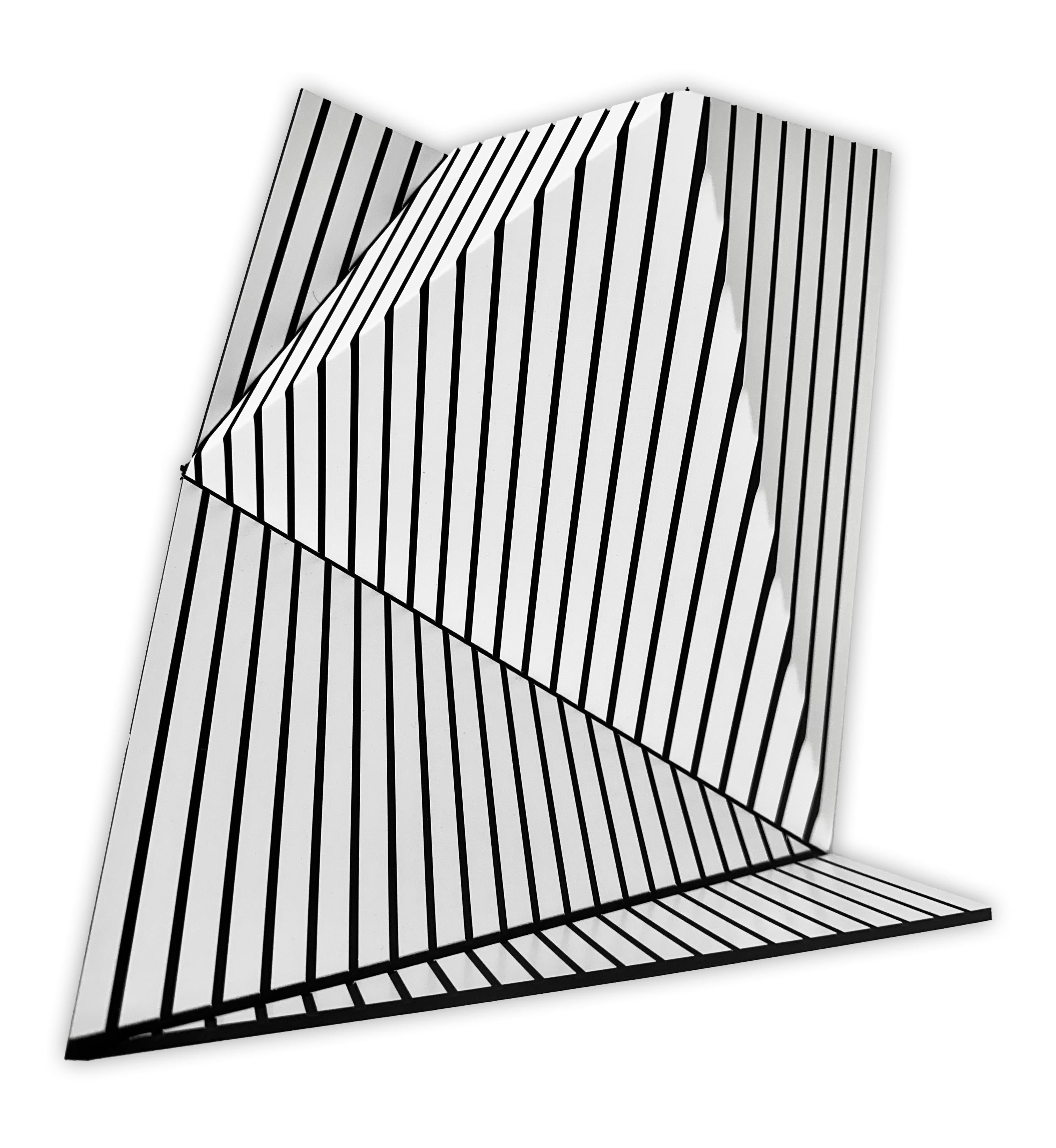 Wallreliefs black and white 1 (Abstract Sculpture)