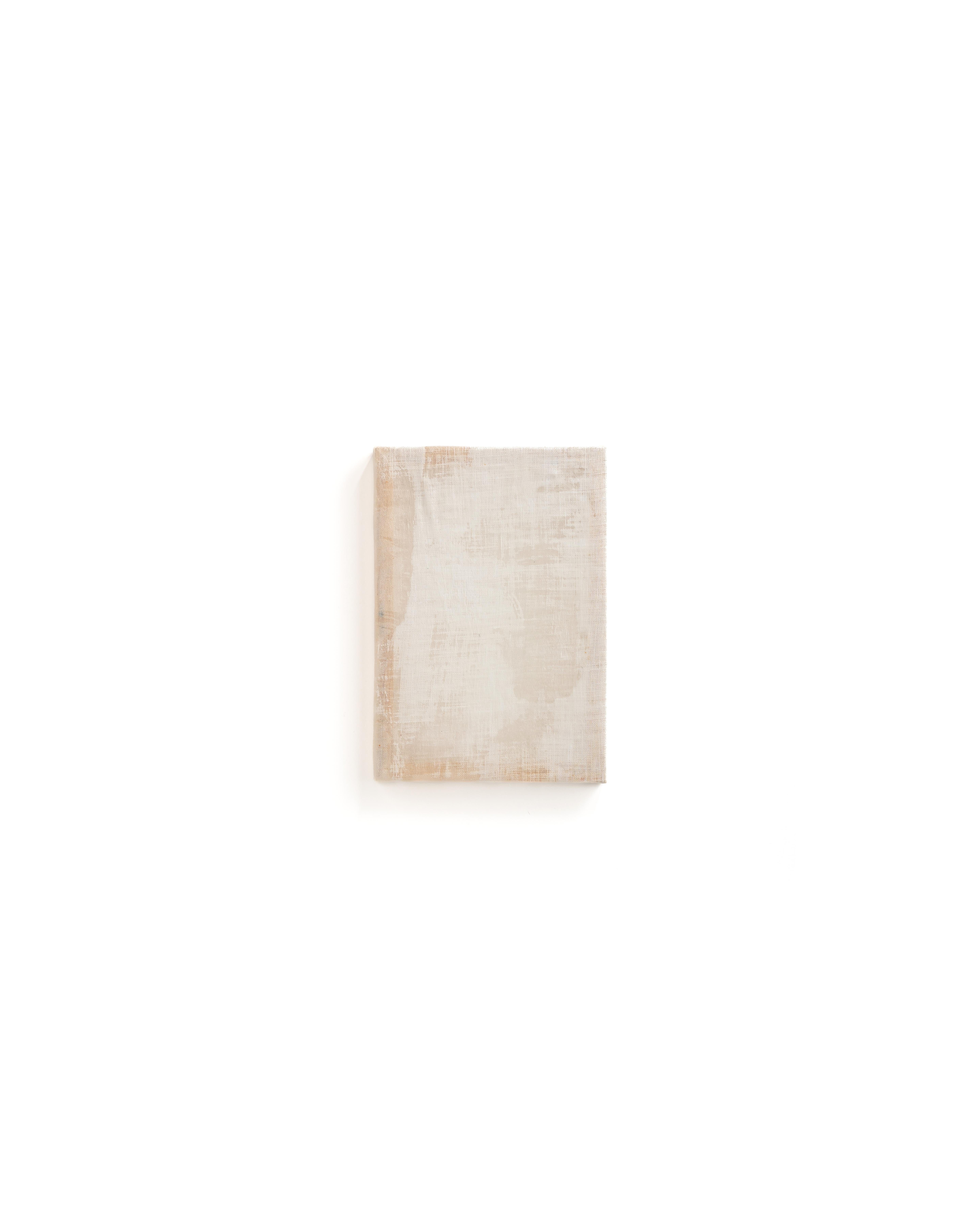 Cristina Loya Domingo Abstract Painting - UNTITLED 0.13 – beeswax on linen, natural materials, ecologies, minimal/abstract