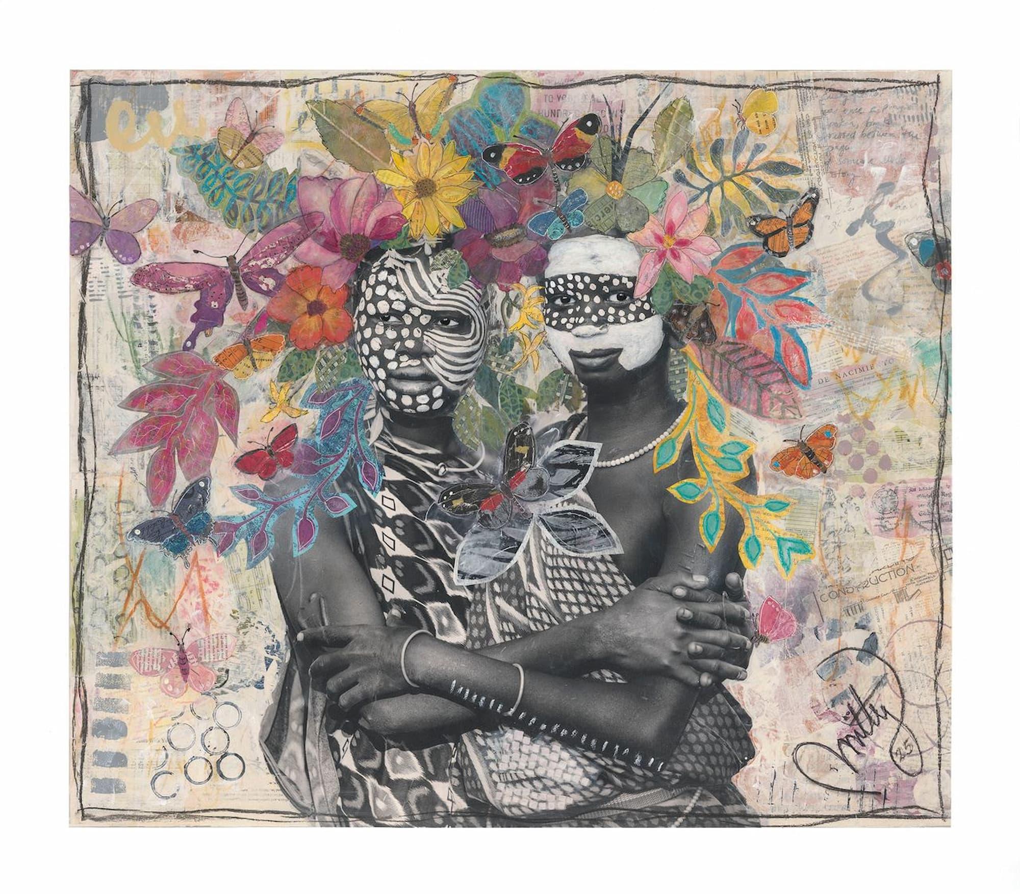 Flor y Florecer
2025

Marks of Memory Series

Mixed Media
32 x 37.5 in (81.3 x 195.25 cm)

Limited edition prints also available 

Cristina Mittermeier on the Marks of Memory Series:

Cristina Goettsch Mittermeier’s mixed-media collages emerge from