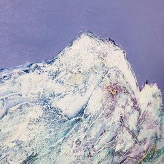 Mont-Blanc - Color Symphony VII - Abstract, Mixed Media on Canvas