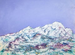 Mont-Blanc - Color Symphony VII - Abstract, Mixed Media on Canvas