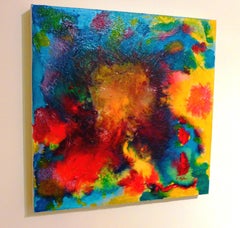 Energía abstracta, Pintura, Acrílico sobre lienzo