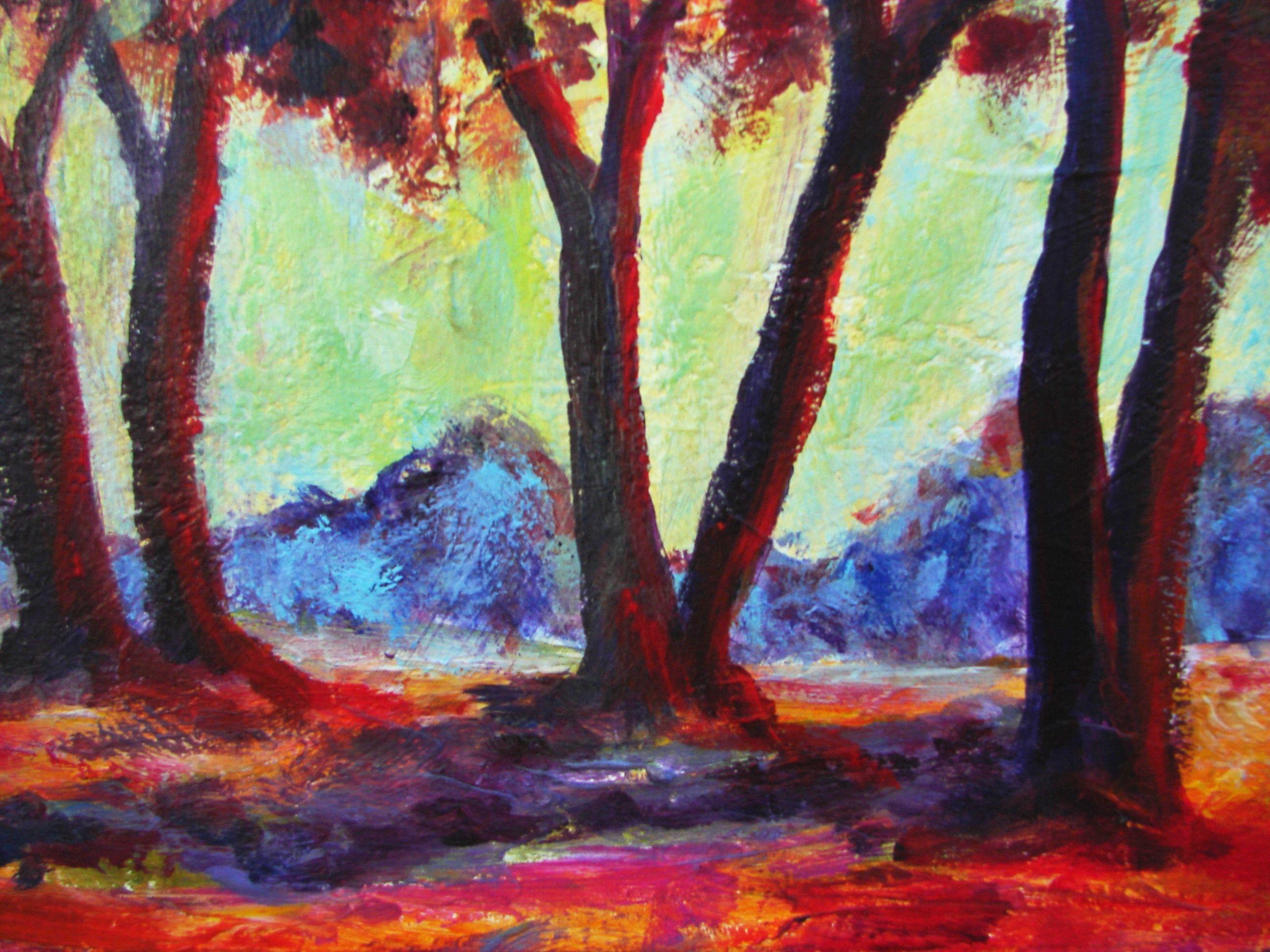 Autumn Whisper, Painting, Acrylic on Canvas For Sale 2