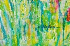 Uccelli danzanti, Pittura, Acrilico su tela