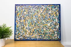 Dreaming of sea - hommage à Jackson Pollock, peinture, acrylique sur toile