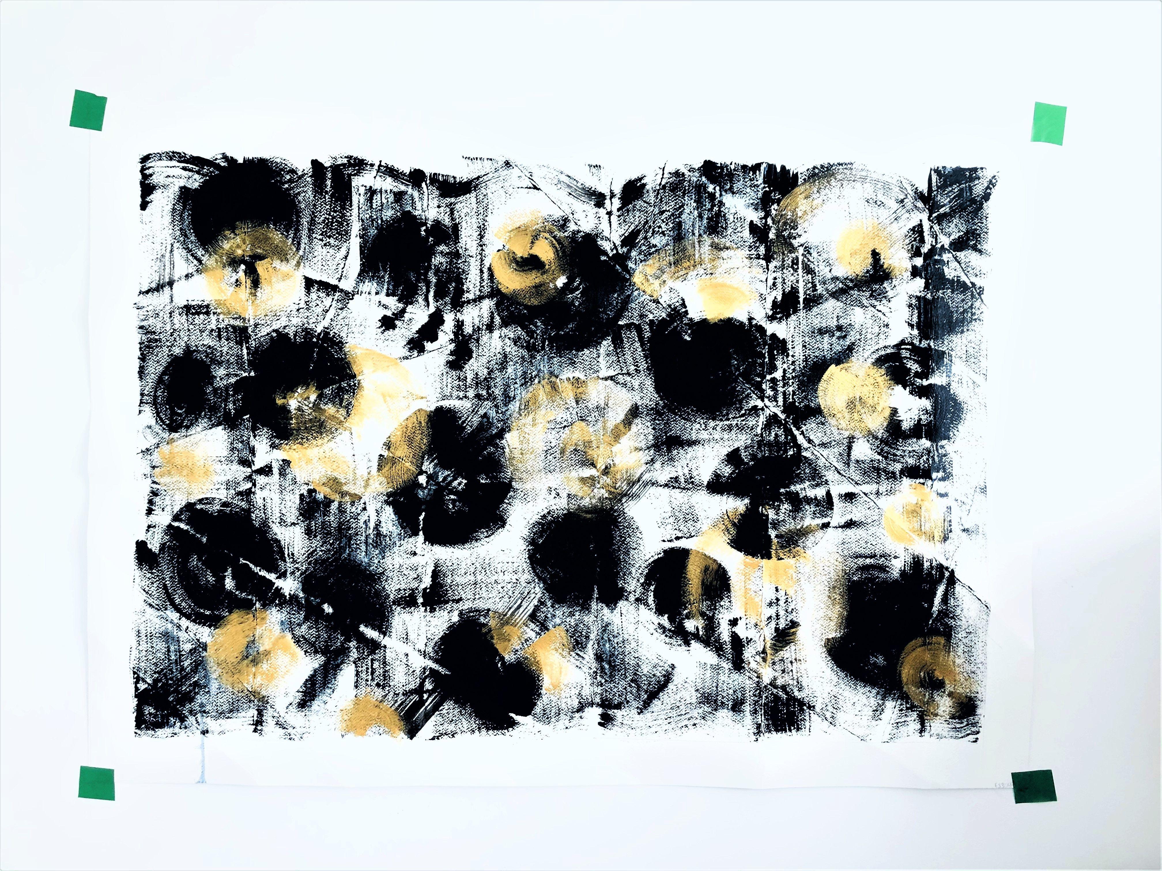 Gemälde, Acryl auf Papier, Gemälde Nr. 005 