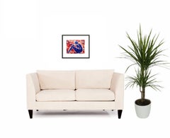 Akt thinker, Gemälde, Acryl auf Leinwand