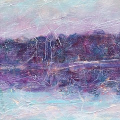 Purple Sunset, Painting, Acrylic on Canvas