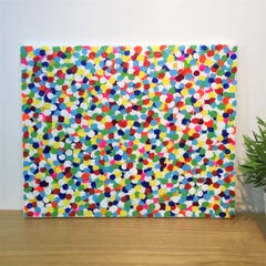 L'estate punto per punto, Pittura, Acrilico su tela