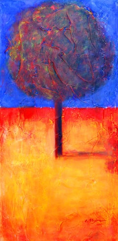 The Lonely Tree, Painting, Acrylic on Canvas