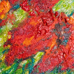 I papaveri rossi di Spagna, Pittura, Olio su tela