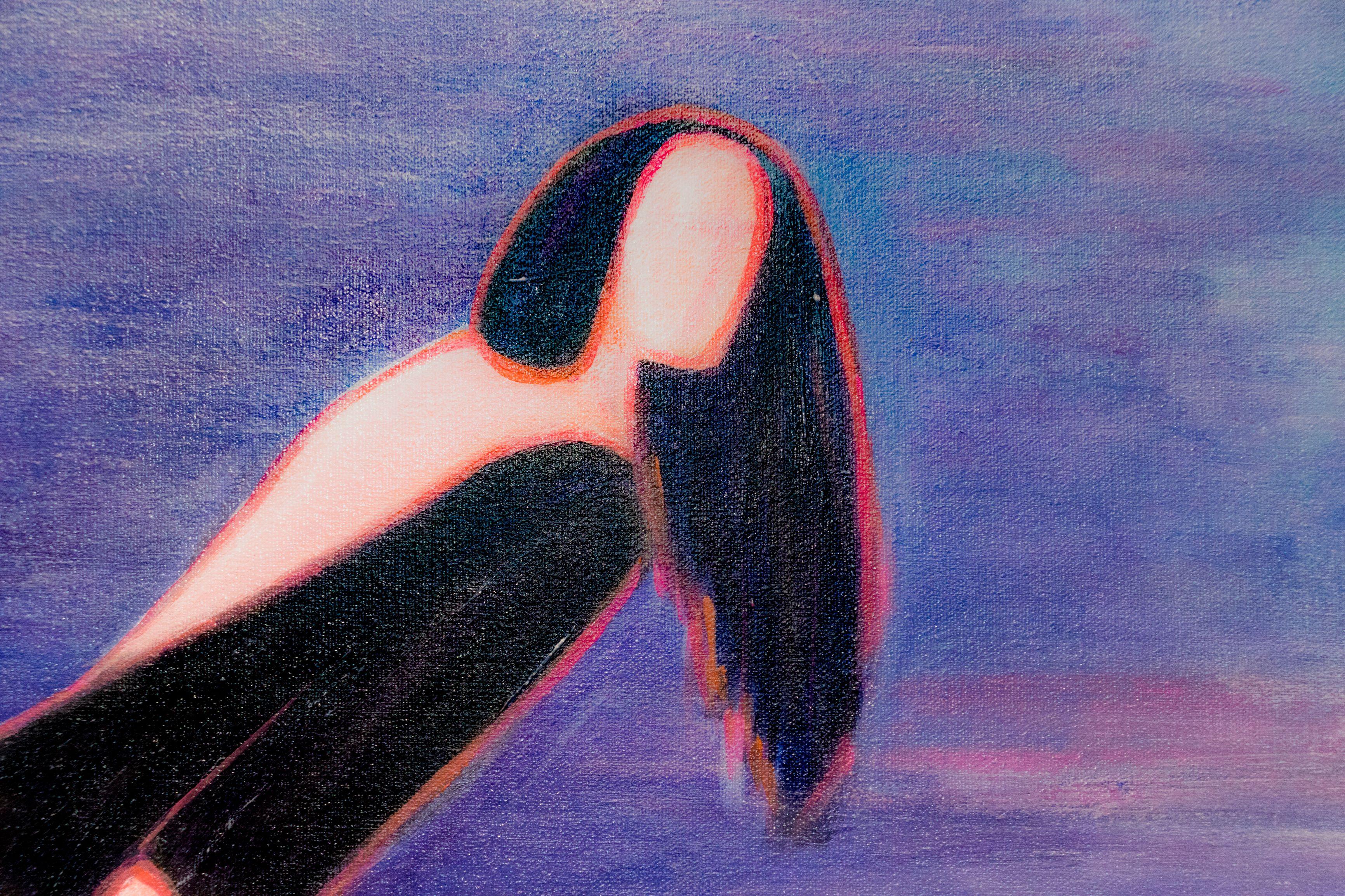 Femme avec des nénuphars  Entrez dans le pays des rêves !  J'ai appelé ce tableau 