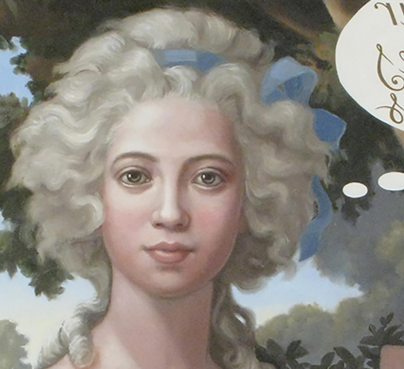 Classical Roman Cristina Vergano Painting 