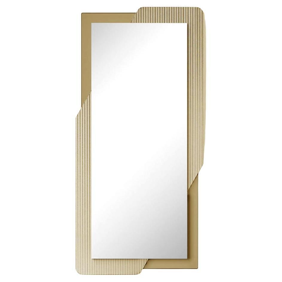 Specchio in vetro bronzato Cristo