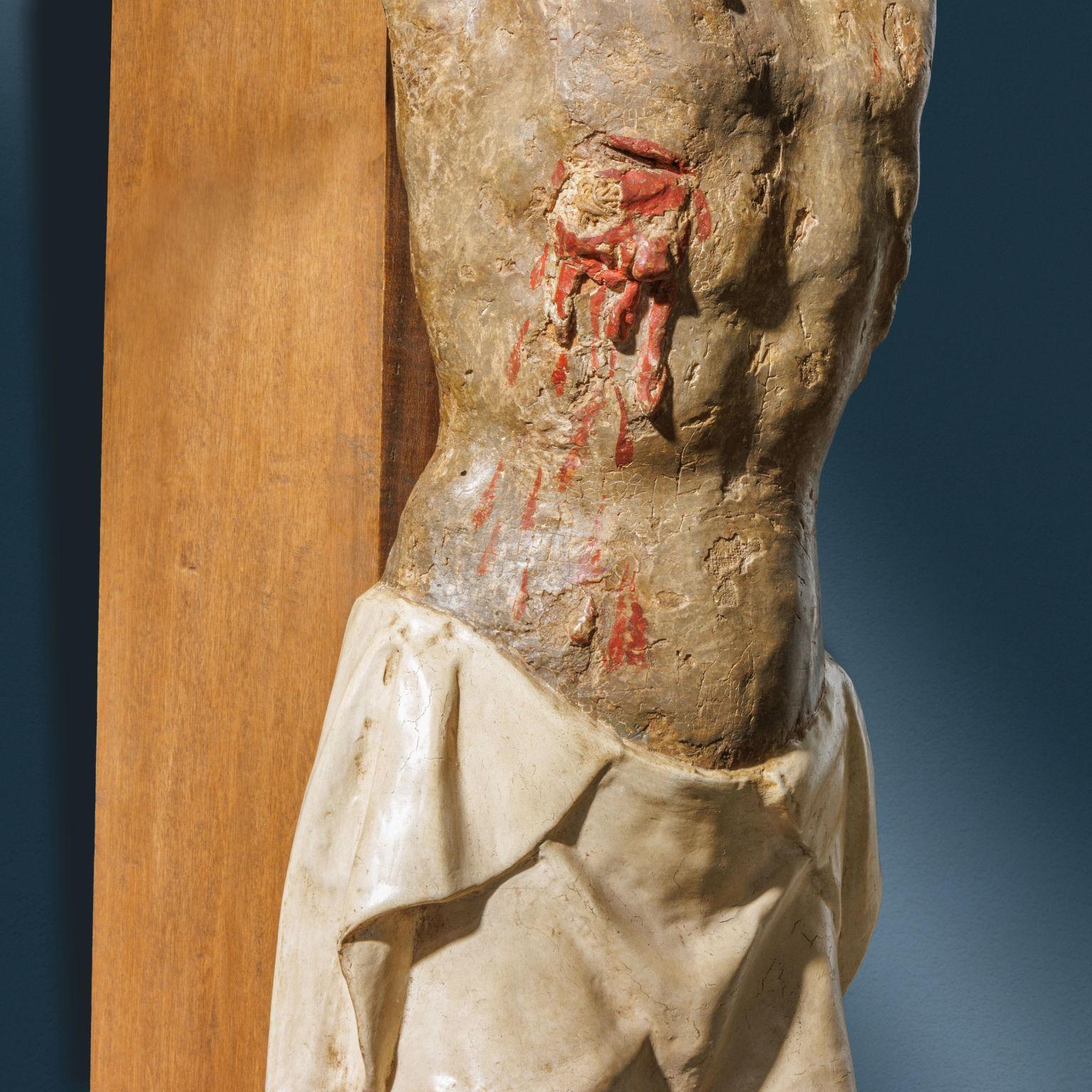 Cristo Crocifisso Toscana 1470-1480 ca. In condizioni buone in vendita a Milano, IT