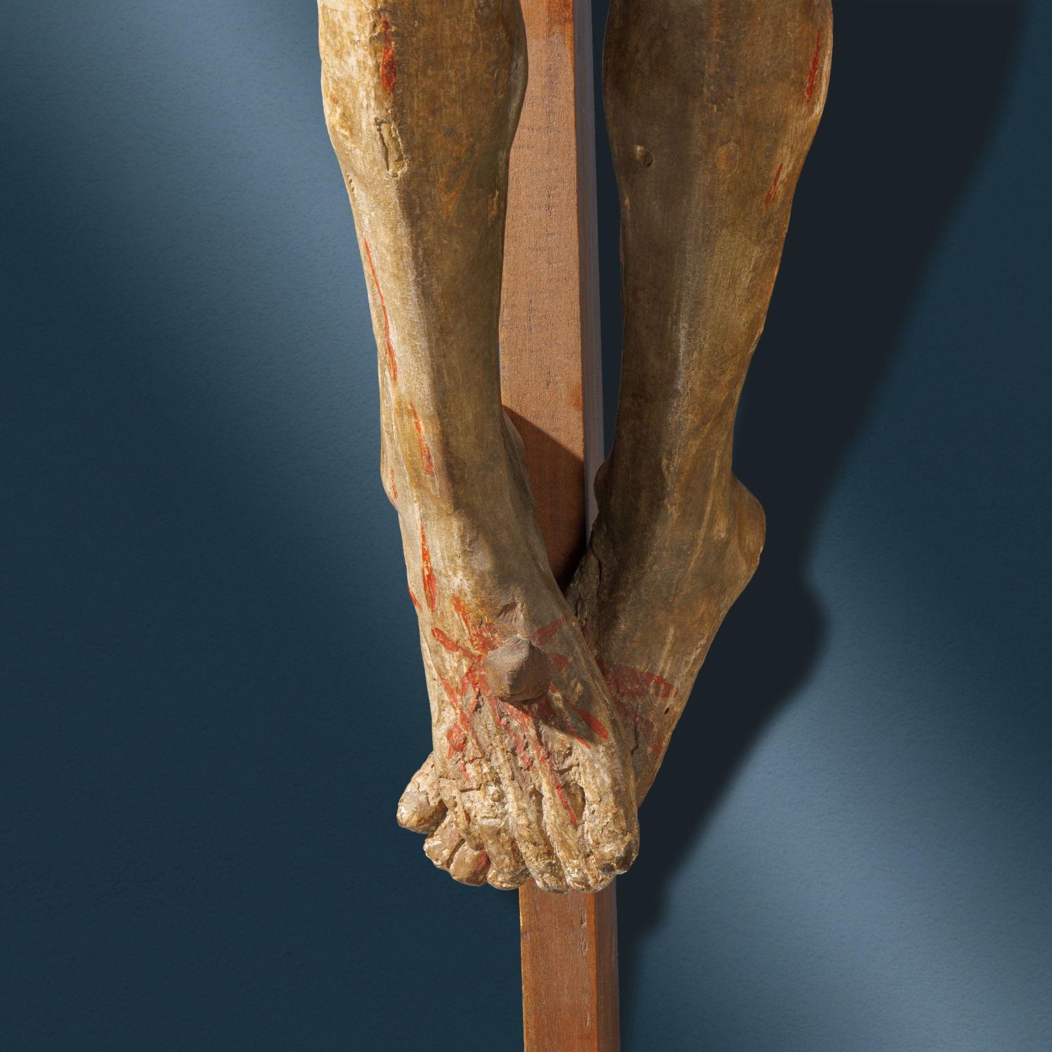 18th Century and Earlier Cristo Crocifisso Toscana 1470-1480 ca. in vendita
