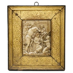 Christ Mocked, Alabaster, Malines Manufactory,  XVII Century 