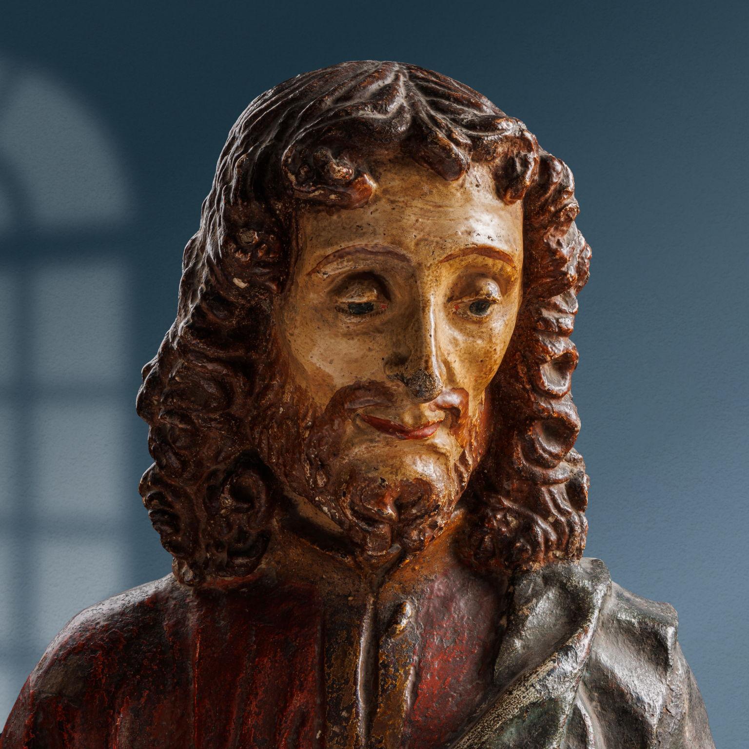 Italian Christ the Redeemer. Andrea Ferrucci and workshop (Fiesole c. 1465 - 1526) For Sale