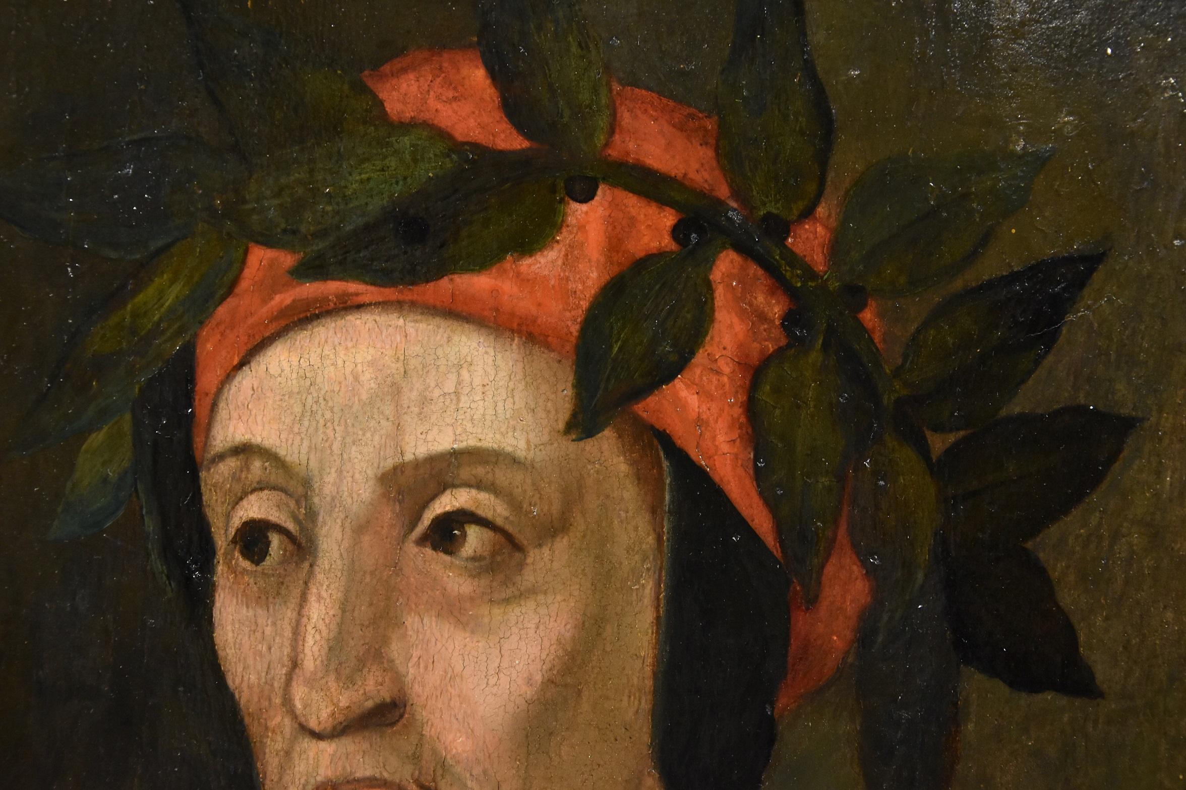 16/17th Century Florentine School Portrait Dante Alighieri Old master Italy Art 4