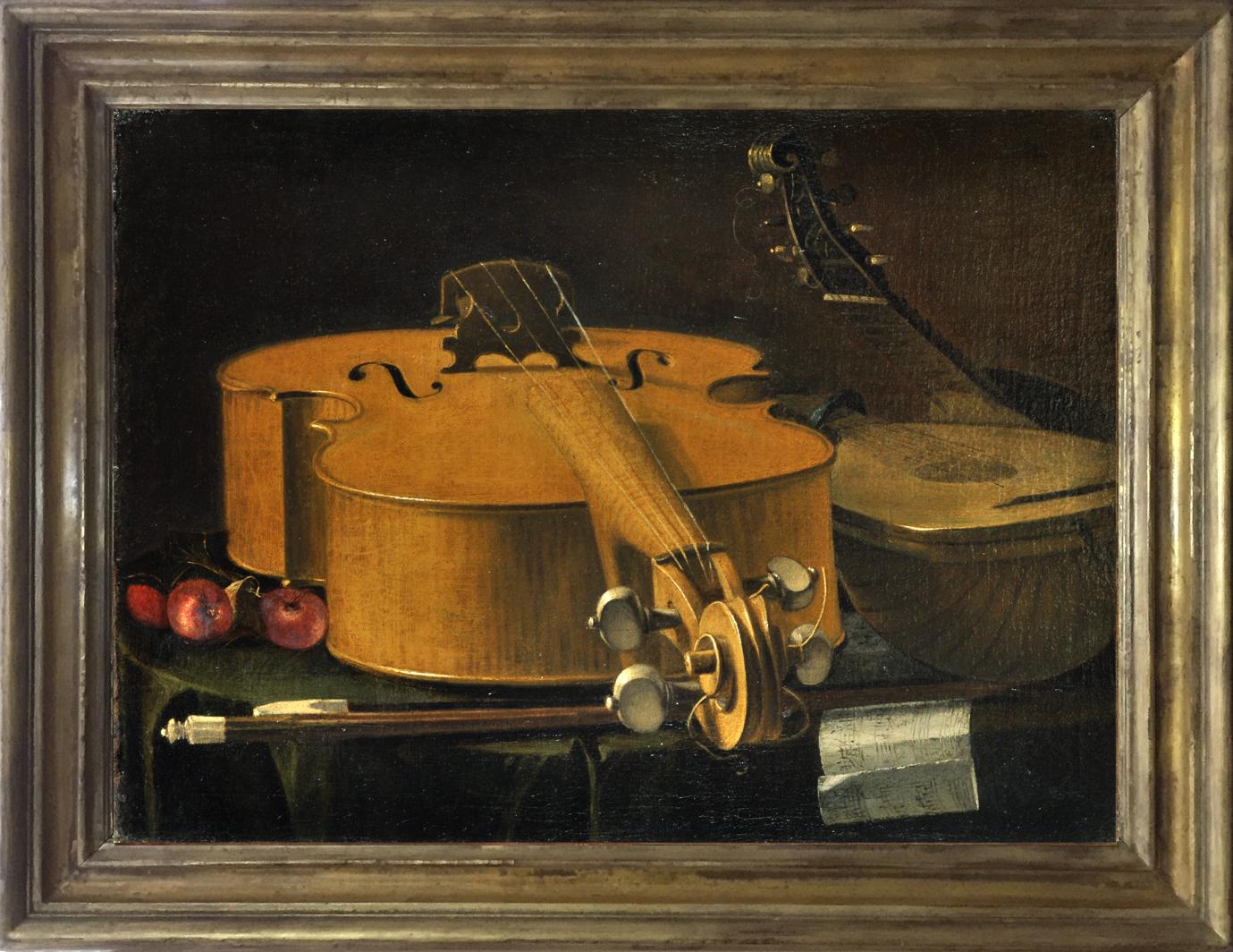 Four still lifes with musical instruments For Sale 2