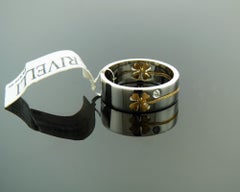 Crivelli 18 Karat Gold Diamond Four-Leaf Clover Ring