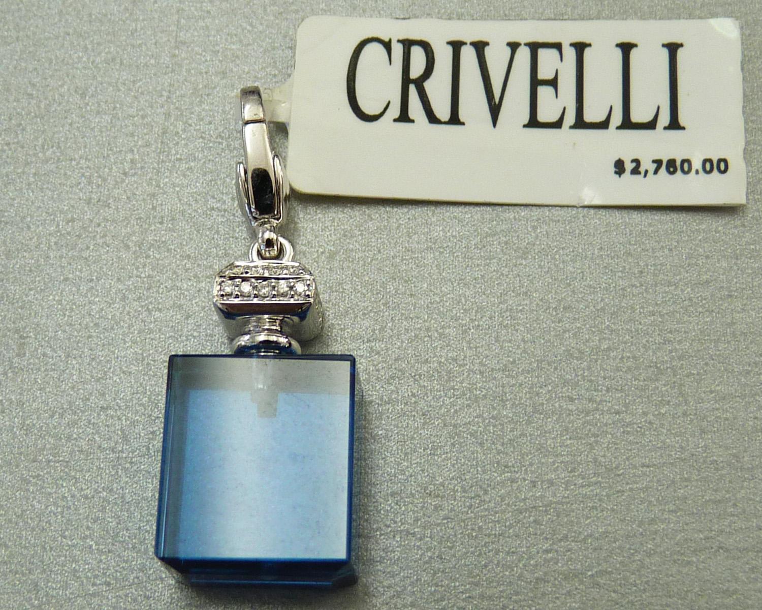 Crivelli Perfume Bottle Pendant In New Condition For Sale In New York, NY