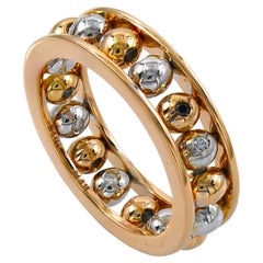 Crivelli Diamantring mit drehbarer Kugel und Diamant