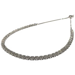 Crivelli Tennis Neklace half with diamonds 2.50ct diamonds VS clarity EFcolour