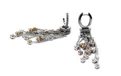 Crivelli White and Pink Gold Brights Earrings