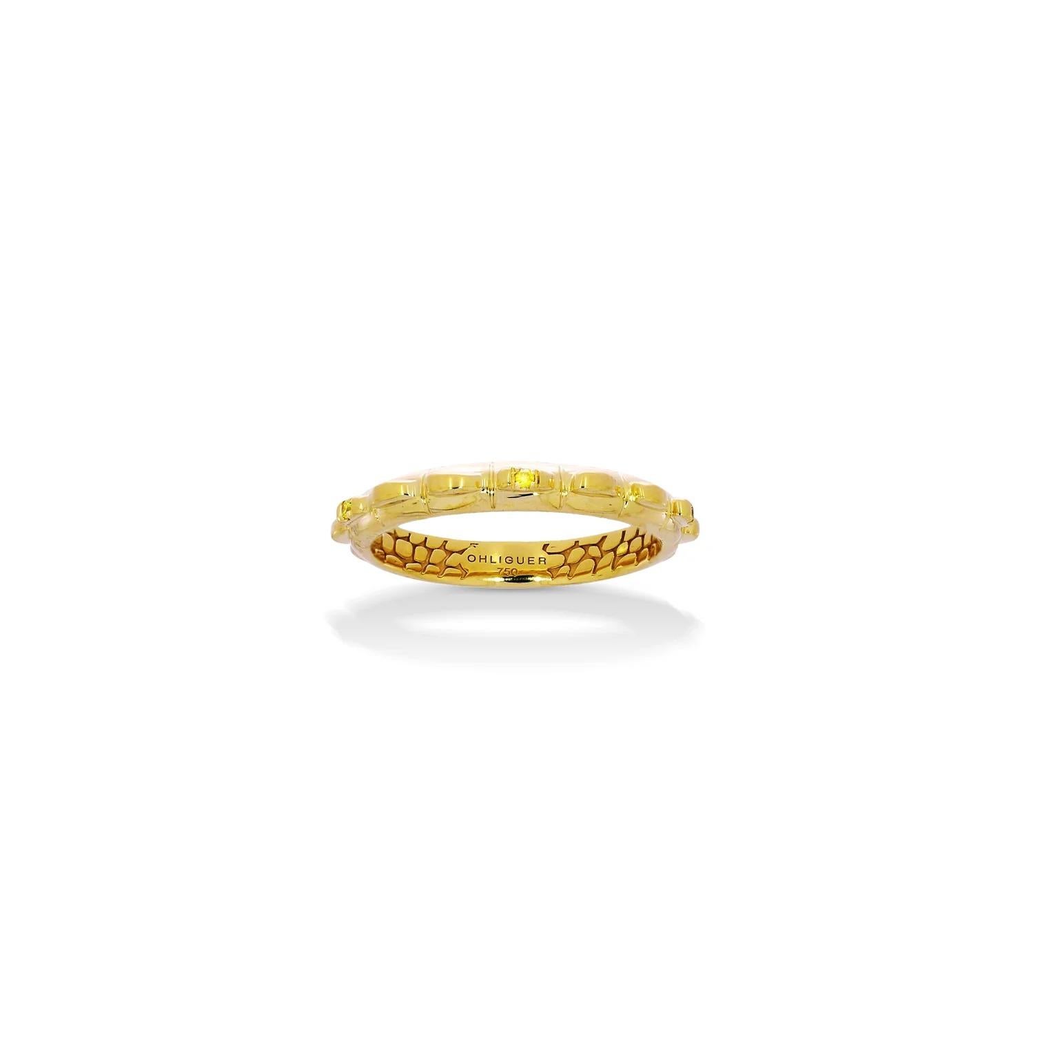 Im Angebot: Croc Tail Stacker Ring aus 18 Karat Roségold mit rosa Argyle-Diamanten () 11