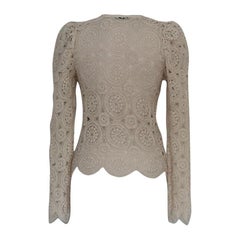 Prada Crochet blouse size S