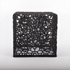 Crochet Side Table, Special Black 3, by Marcel Wanders, 2007