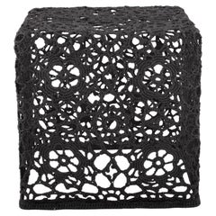 Crochet Side Table, Special Black 3, by Marcel Wanders, 2007